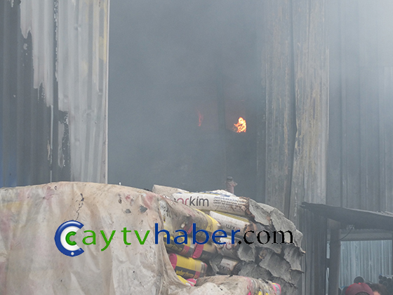 Rize'de Korkutan Yangın 3