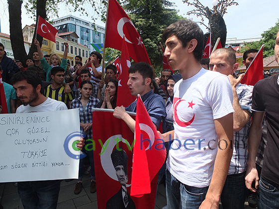 Rize'de Taksim Eylemlerine Destek 16