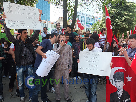 Rize'de Taksim Eylemlerine Destek 17