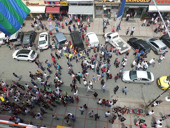 Rize'de Taksim Eylemlerine Destek 18