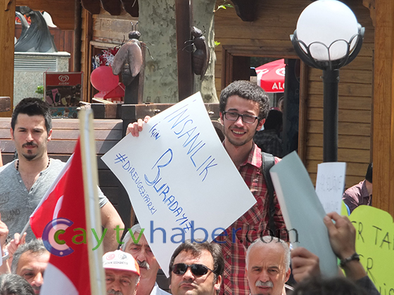 Rize'de Taksim Eylemlerine Destek 6