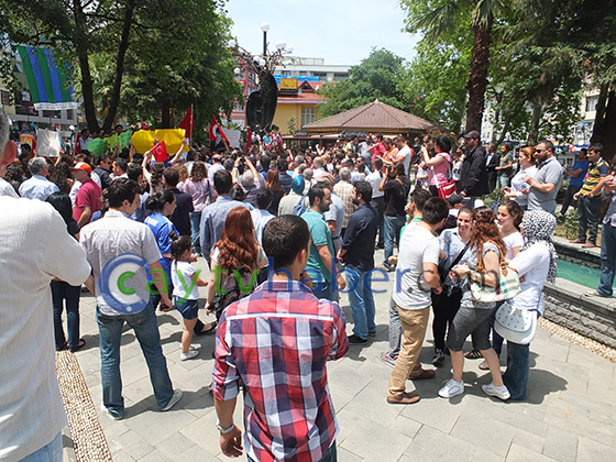 Rize'de Taksim Eylemlerine Destek 9