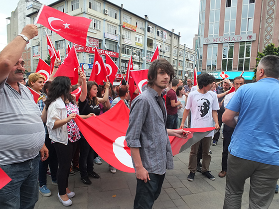 Rize'de Eylemcilere Büyük Tepki 7