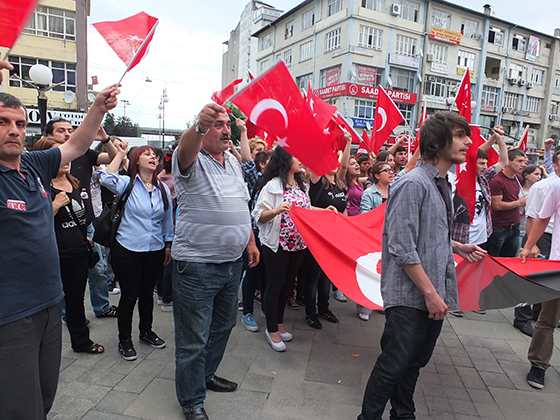 Rize'de Eylemcilere Büyük Tepki 8