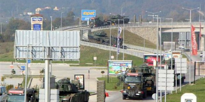 Türkiye'nin her köşesinden tanklar sınıra gidiyor