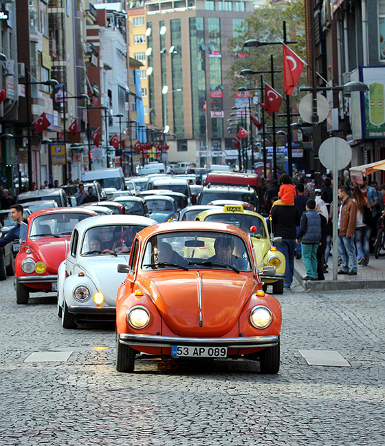 Rize'de vosvos tutkunları şehir turu attı 5