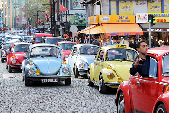 Rize'de vosvos tutkunları şehir turu attı 8