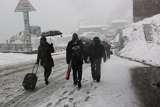 Rize'den Kar Manzaraları 2015 12
