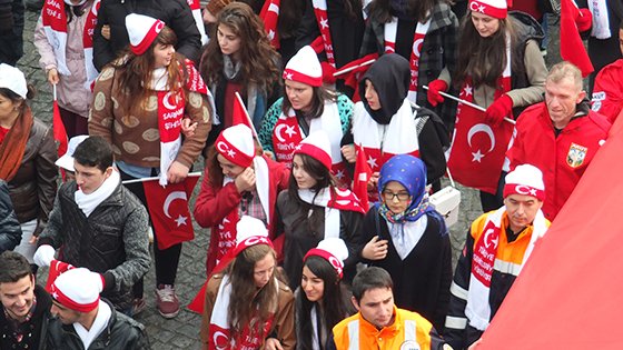 Rize Sarıkamış Şehitleri İçin Yürüdü 13