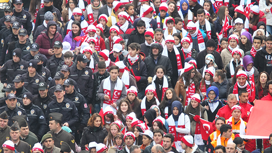 Rize Sarıkamış Şehitleri İçin Yürüdü 5