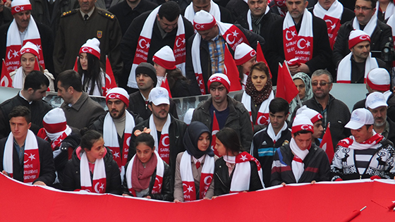 Rize Sarıkamış Şehitleri İçin Yürüdü 6