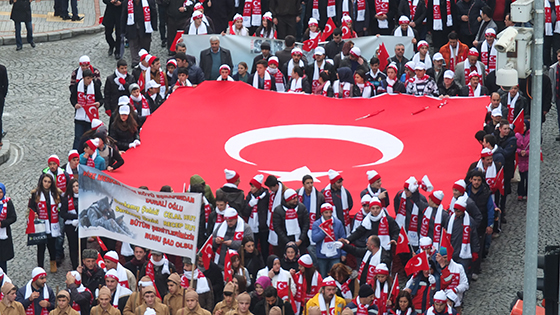 Rize Sarıkamış Şehitleri İçin Yürüdü 8