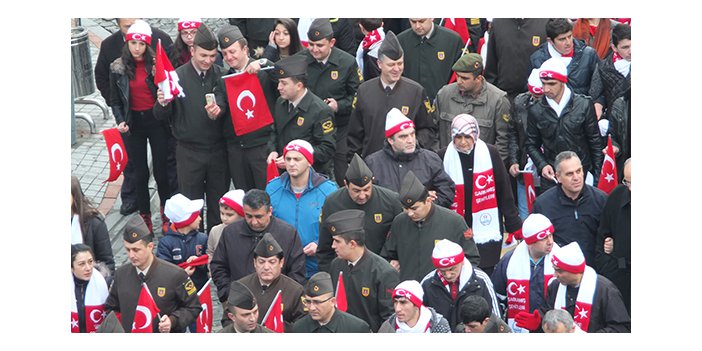 Rize Sarıkamış Şehitleri İçin Yürüdü