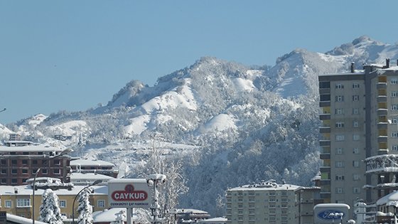Rize Kar Fotoğrafları 09.01.2015 16