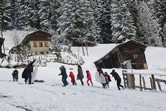 Ayder Yaylasında kayak keyfi 13