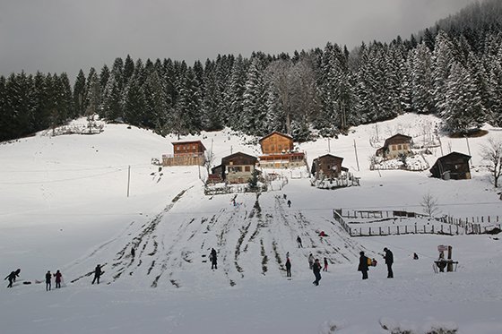 Ayder Yaylasında kayak keyfi 19