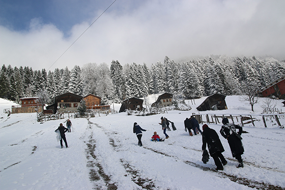 Ayder Yaylasında kayak keyfi 6