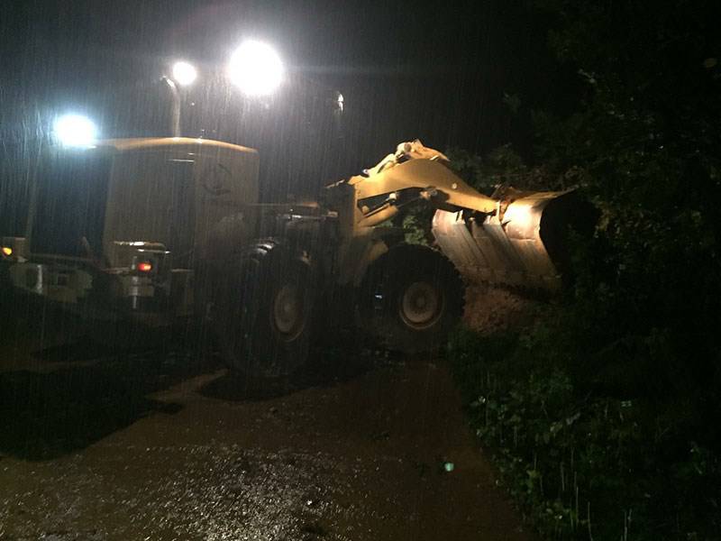 Rize'de Sel ve Heyelan Etkili Oldu 21