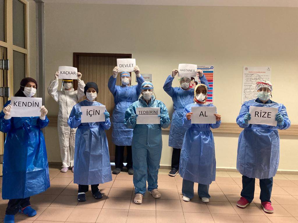Sağlıkçılardan Rizelilere Çağrı: "Bizim için Kendini Koru Rize!" 7