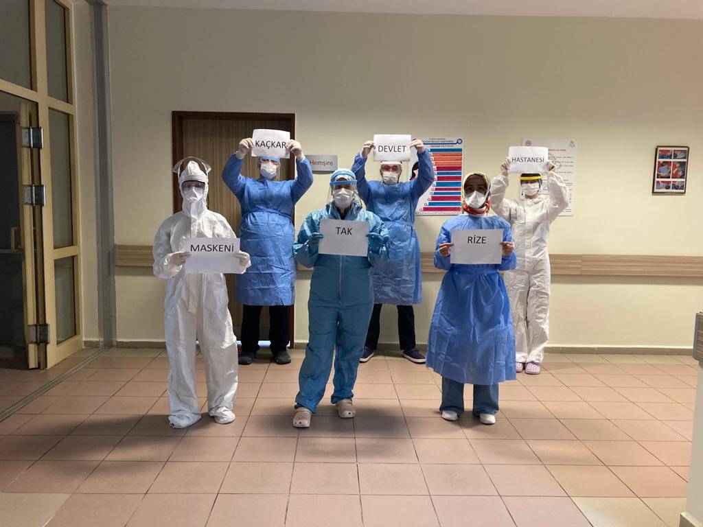 Sağlıkçılardan Rizelilere Çağrı: "Bizim için Kendini Koru Rize!" 8