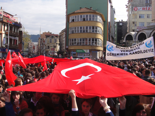 Rize'de Teröre Tepki 9