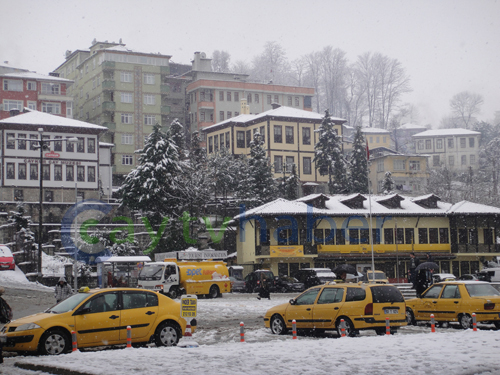 Rize Merkez'den Kar Manzaraları 13