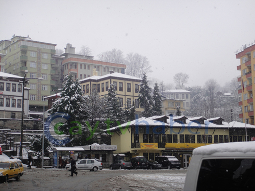 Rize Merkez'den Kar Manzaraları 15