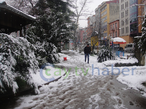 Rize Merkez'den Kar Manzaraları 18