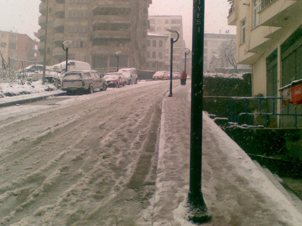 Rize Merkez'den Kar Manzaraları 24