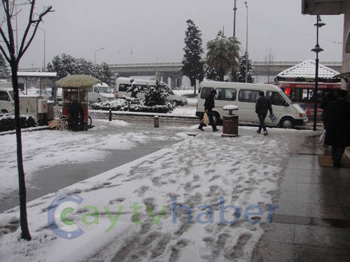 Rize Merkez'den Kar Manzaraları 7