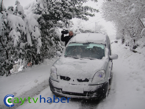 Rize Dağbaşı'ndan Kar Manzaraları 1