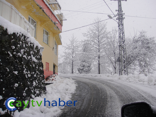 Rize Dağbaşı'ndan Kar Manzaraları 10