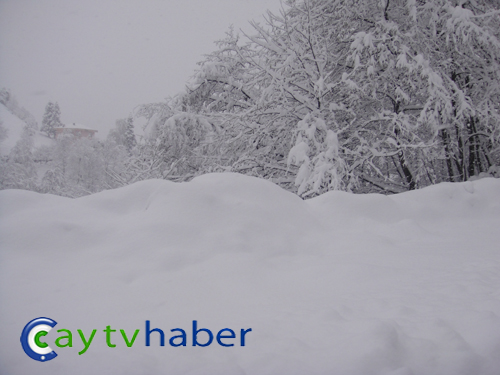 Rize Dağbaşı'ndan Kar Manzaraları 14