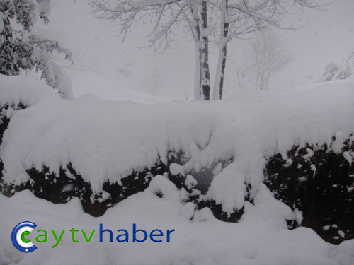 Rize Dağbaşı'ndan Kar Manzaraları 17