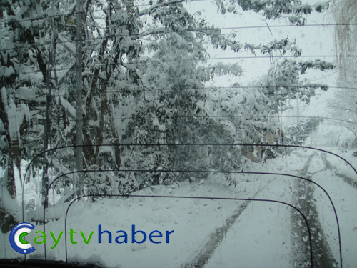 Rize Dağbaşı'ndan Kar Manzaraları 18