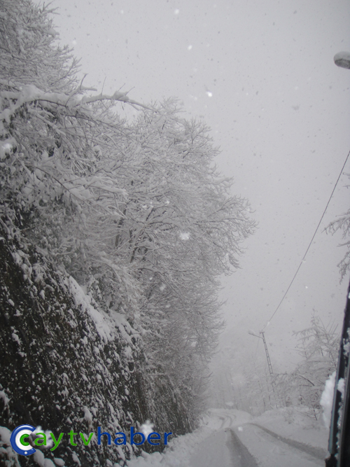 Rize Dağbaşı'ndan Kar Manzaraları 19