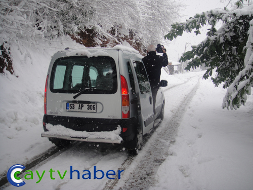 Rize Dağbaşı'ndan Kar Manzaraları 22