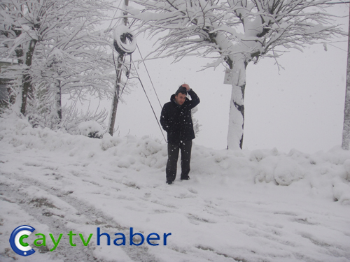 Rize Dağbaşı'ndan Kar Manzaraları 23