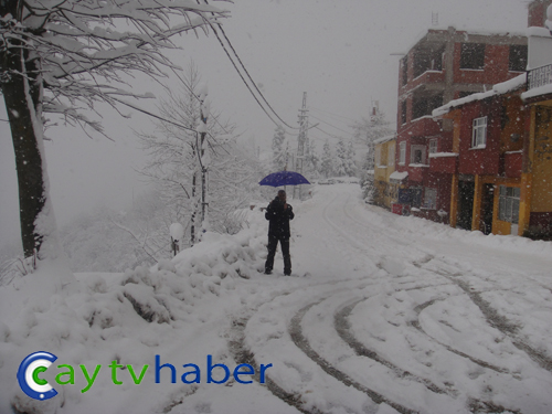 Rize Dağbaşı'ndan Kar Manzaraları 24