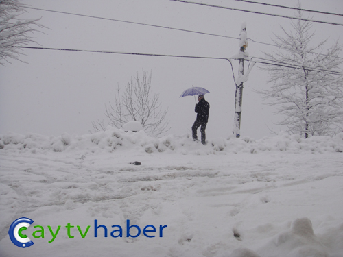 Rize Dağbaşı'ndan Kar Manzaraları 26