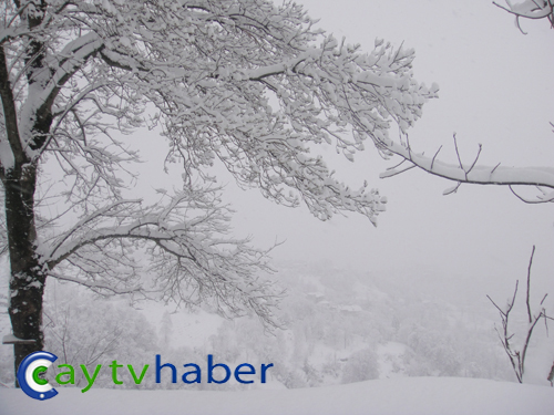 Rize Dağbaşı'ndan Kar Manzaraları 28