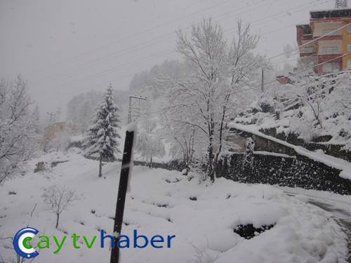 Rize Dağbaşı'ndan Kar Manzaraları 3