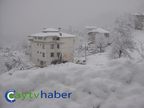 Rize Dağbaşı'ndan Kar Manzaraları 4