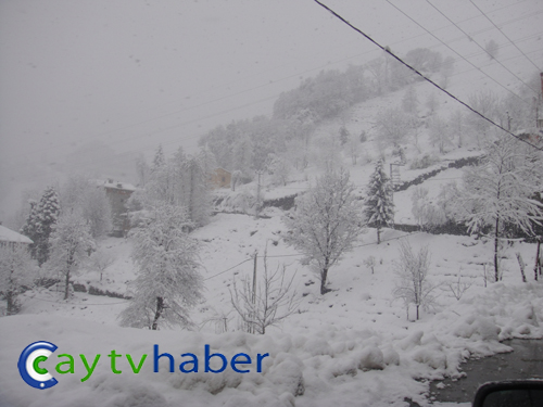 Rize Dağbaşı'ndan Kar Manzaraları 5