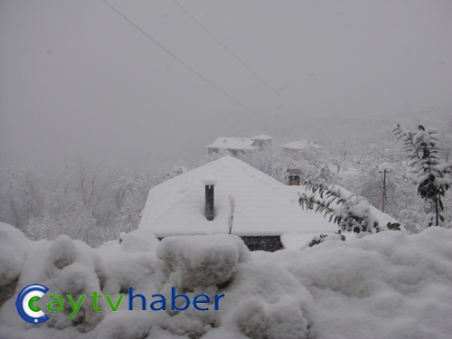 Rize Dağbaşı'ndan Kar Manzaraları 6