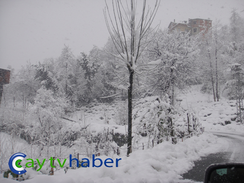 Rize Dağbaşı'ndan Kar Manzaraları 7