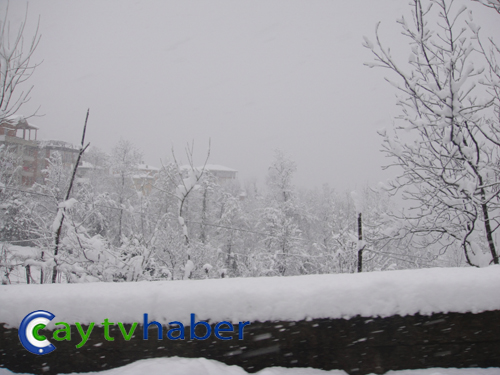 Rize Dağbaşı'ndan Kar Manzaraları 8