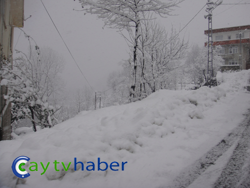 Rize Dağbaşı'ndan Kar Manzaraları 9