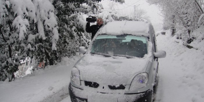Rize Dağbaşı'ndan Kar Manzaraları