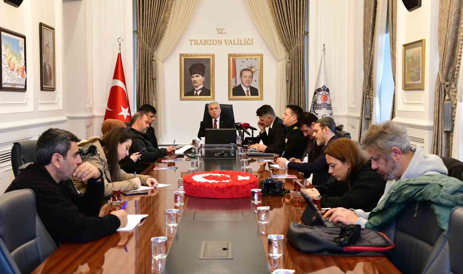 TRABZON VALİSİ AZİZ YILDIRIM, KENT GENELİNDE BİR YILDA 27 BİN 920 OLAYIN MEYDANA GELDİĞİNİ SÖYLEDİ